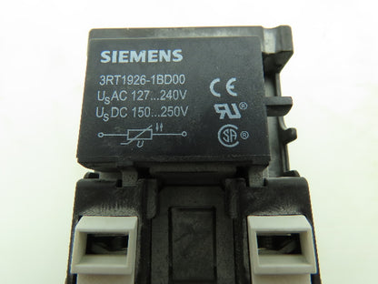 Siemens 3RT1627-1A Motor Starter Contactor Aux Contacts 690V 36A 3Ph 230V Coil