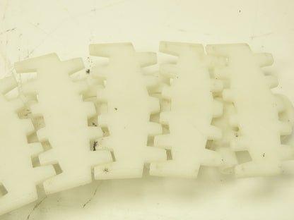Rexroth 3"x 26' VarioFlow Curve Conveyor Flexible Chain POM Plastic White 2pcs