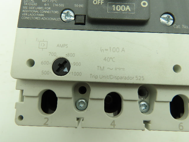 Siemens NDX3B100 Circuit Breaker NDGA 3Ph 100A 600V