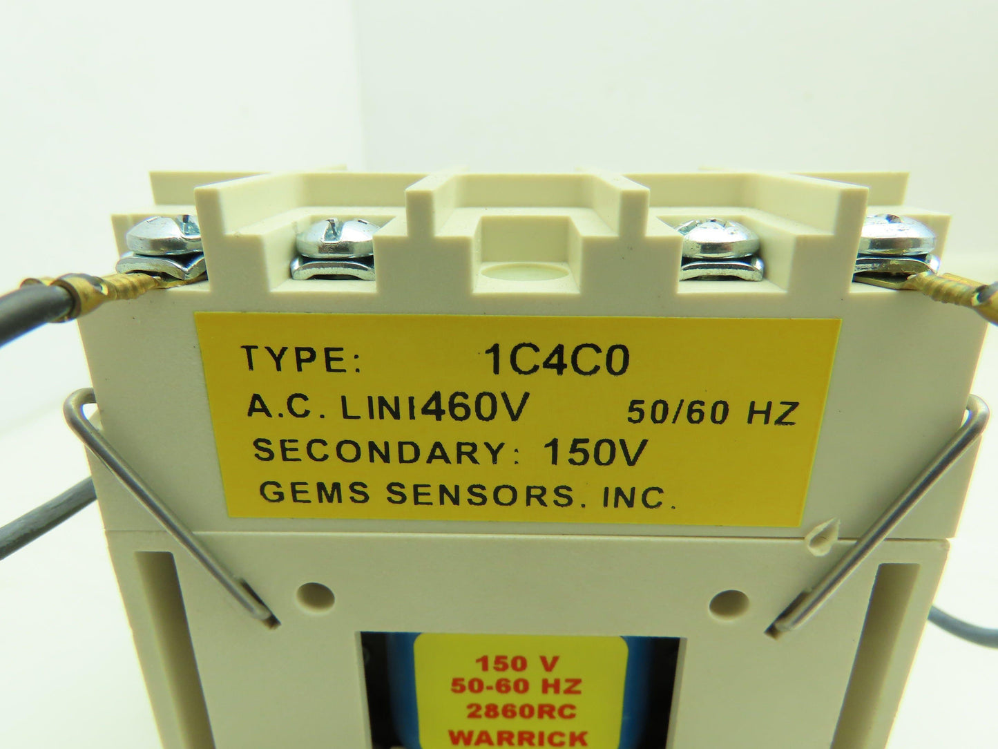 Warrick Controls 1C4C0 Control Relay 460V/150V 2NO