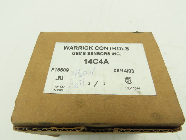 Warrick Controls 14C4A Control Relay 460V Coil 16A 2NO