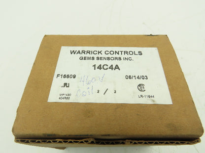 Warrick Controls 14C4A Control Relay 460V Coil 16A 2NO