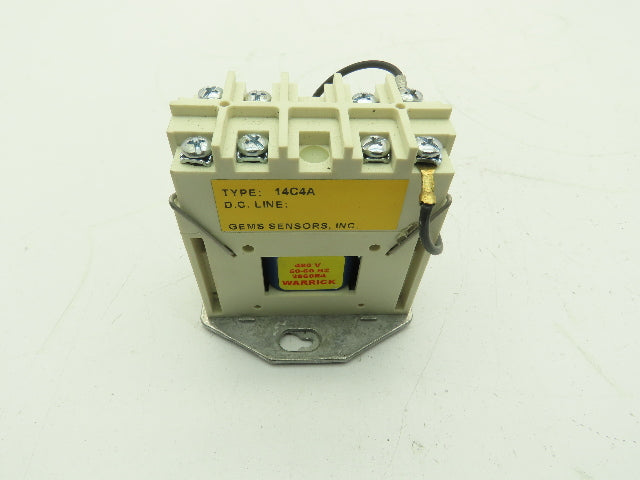 Warrick Controls 14C4A Control Relay 460V Coil 16A 2NO