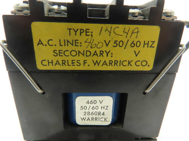 Warrick Controls 14C4A Control Relay 460V Coil 16A 2NO