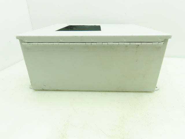 Hoffman A1412CHFL Electrical Enclosure 14x12x6" Terminal Blocks 7x5" Cutout