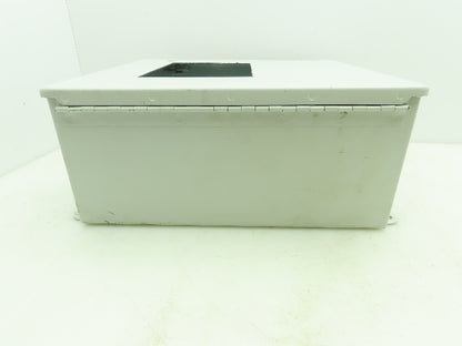 Hoffman A1412CHFL Electrical Enclosure 14x12x6" Terminal Blocks 7x5" Cutout