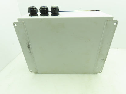 Hoffman A1412CHFL Electrical Enclosure 14x12x6" Terminal Blocks 7x5" Cutout