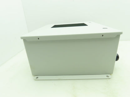 Hoffman A1412CHFL Electrical Enclosure 14x12x6" Terminal Blocks 7x5" Cutout