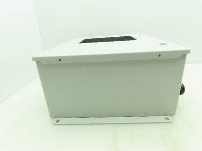 Hoffman A1412CHFL Electrical Enclosure 14x12x6" Terminal Blocks 7x5" Cutout