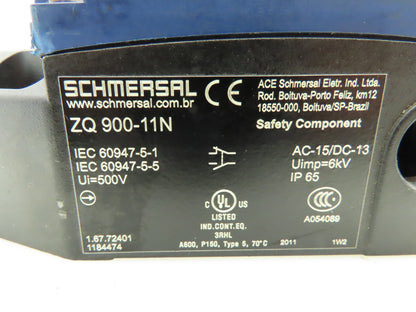 Schmersal ZQ900-11N Safety Rope Pull Cable Wire E-Stop Switch