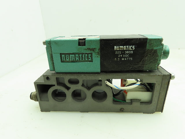 Numatics 082SA415M046P61 Single Acting Solenoid Valve 225-369 24 VDC 6.3W