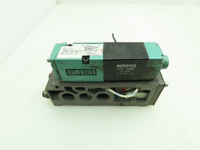 Numatics 082SA415M046P61 Single Acting Solenoid Valve 225-369 24 VDC 6.3W