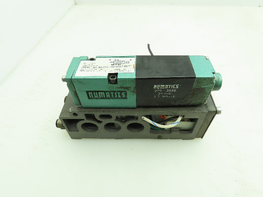 Numatics 082SA415M046P61 Single Acting Solenoid Valve 225-369 24 VDC 6.3W