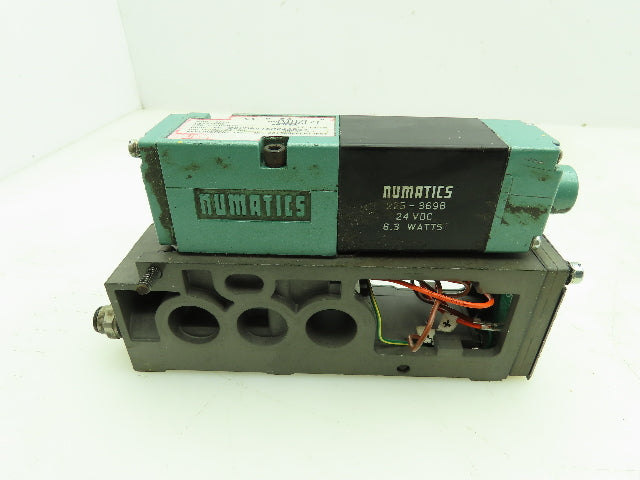 Numatics 082SA415M046P61 Single Acting Solenoid Valve 225-369 24 VDC 6.3W