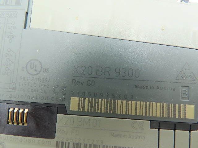 BR Automation X20BR9300 Buss Receiver Input Output Module