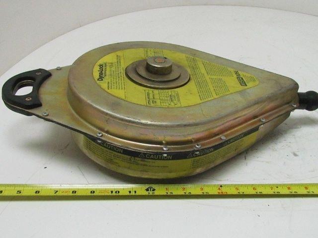 Dyna-Lock 506208 Self Retracting 95' Galv Wire Rope Lanyard 400lb WLL lifeline