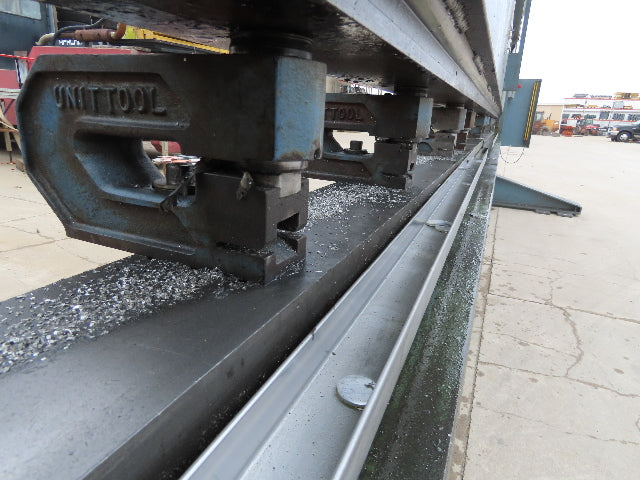 15 Ton 20' Hydraulic Press Brake Punch C-Frame 11-Hole Steel Hole Punch