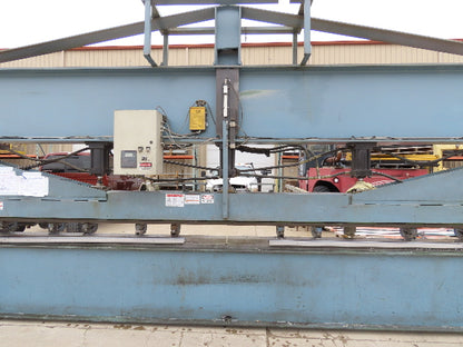 15 Ton 20' Hydraulic Press Brake Punch C-Frame 11-Hole Steel Hole Punch
