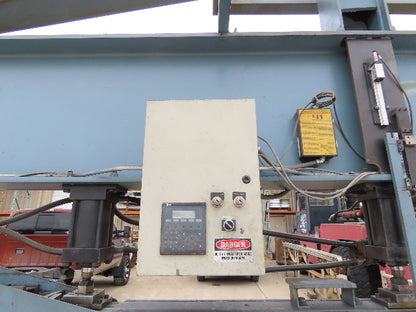 15 Ton 20' Hydraulic Press Brake Punch C-Frame 11-Hole Steel Hole Punch