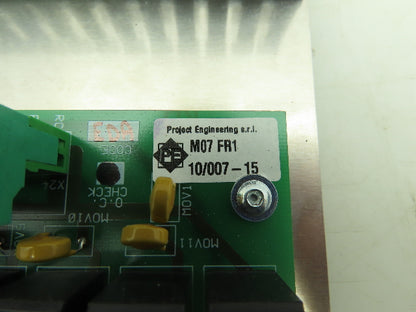 Project Engineering U06D Frigel Firenze Control Panel Circuit Board PLC Display