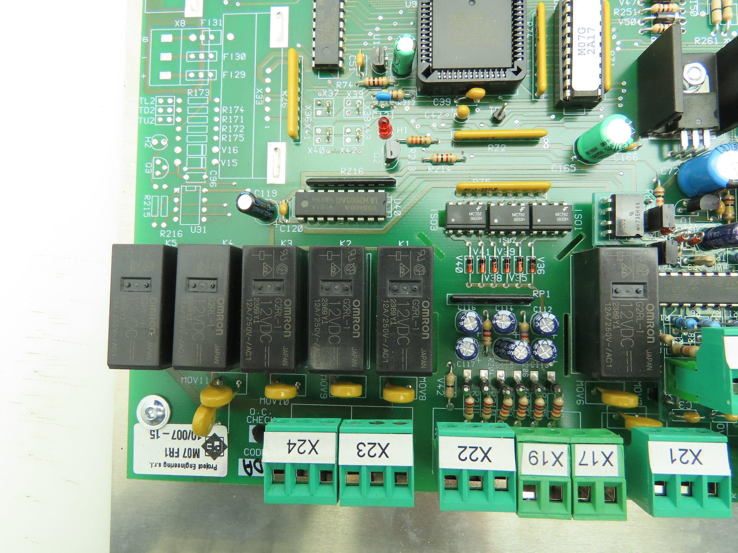 Project Engineering U06D Frigel Firenze Control Panel Circuit Board PLC Display