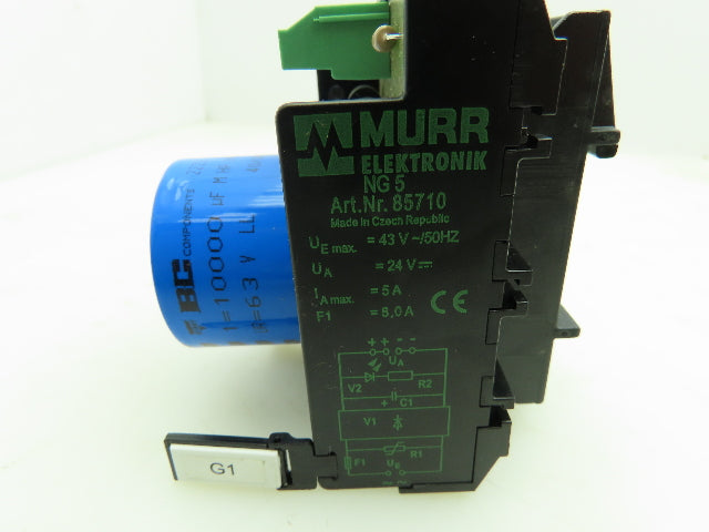 Murr Elektronik NG 5 Rectifier Unit 1 Phase 43VAC Input 24VDC 5A Output