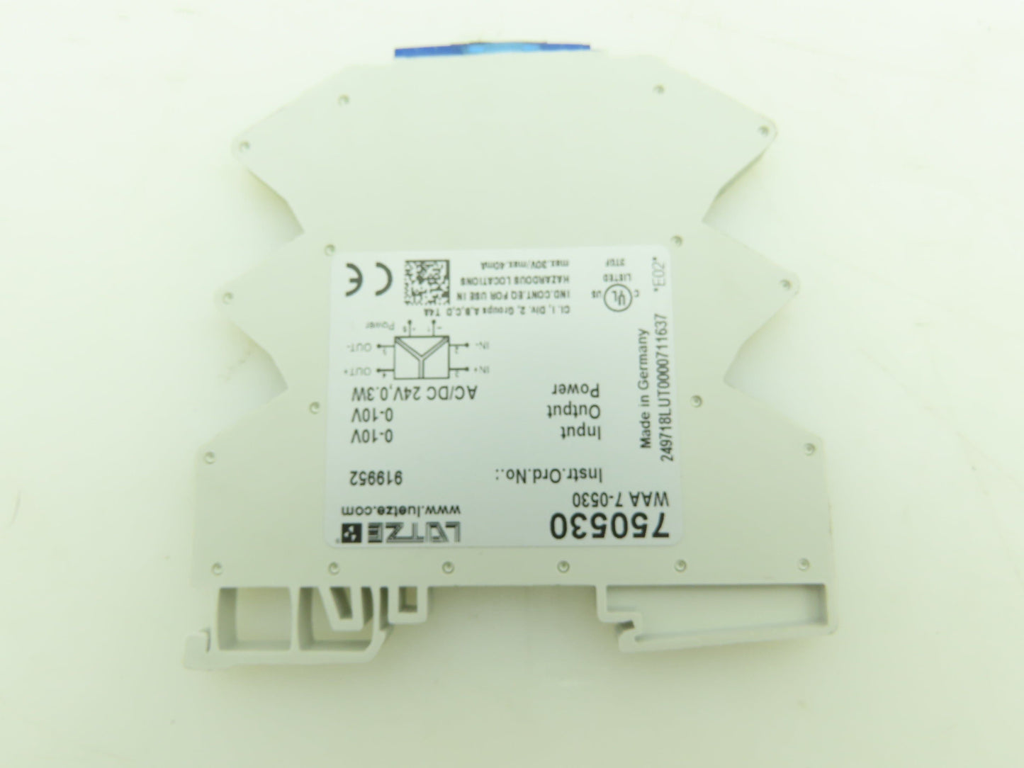 Lutze 750530 LCIS Interface Analog Converter 10VDC