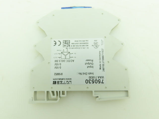 Lutze 750530 LCIS Interface Analog Converter 10VDC