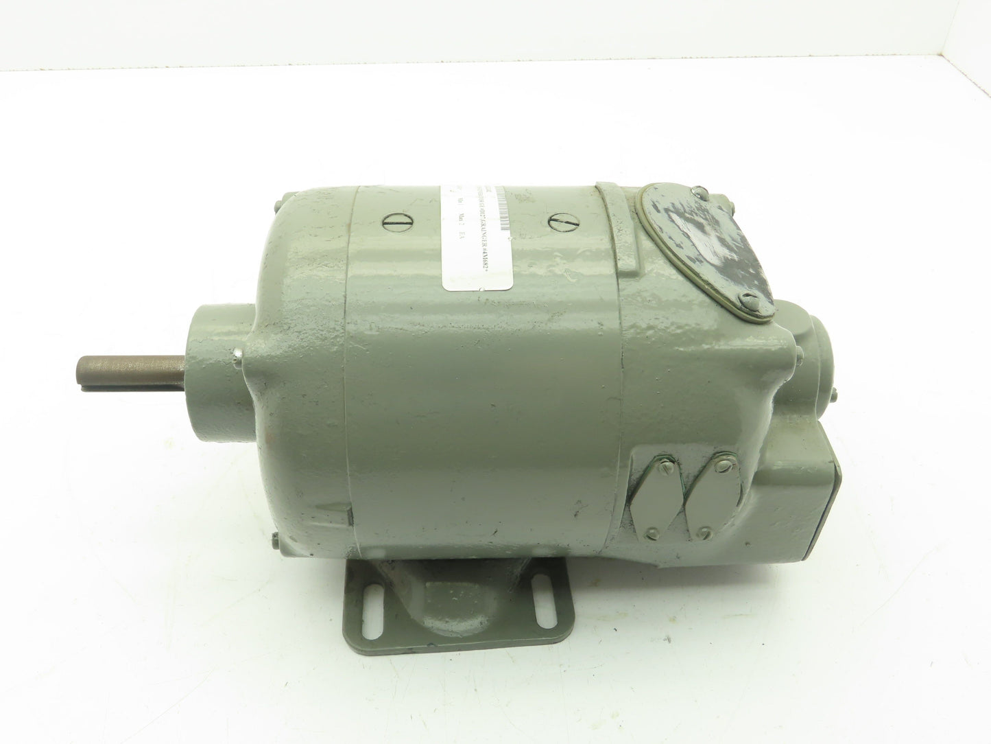 GE 4M682 D127 Tachometer Generator DC Motor 50V/1000 RPM NEMA 56 Foot Mt