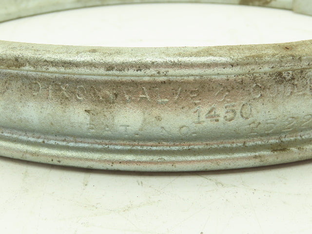 Dixon 1450 Double Bolt Steel Hose Clamp w/Saddles 13-12/64" to 15" OD