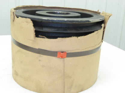 TB WOODS 8-Groove Pulley Sheave 8V Belt 3-5/8" Keyed Bore 13.2" OD