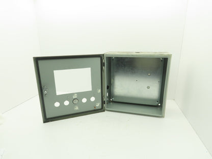 Hoffman CSD16166 Electrical Enclosure 16x16x6" Wall Mount Panelview 700 8.5x6"