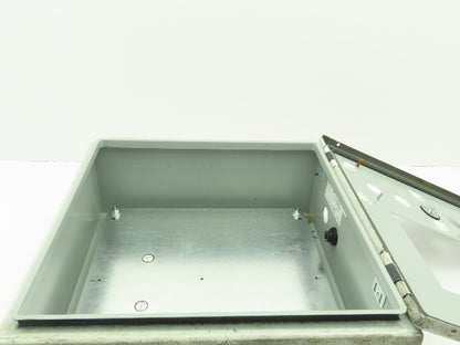 Hoffman CSD16166 Electrical Enclosure 16x16x6" Wall Mount Panelview 700 8.5x6"