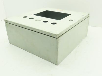 Hoffman CSD16166 Electrical Enclosure 16x16x6" Wall Mount Panelview 700 8.5x6"