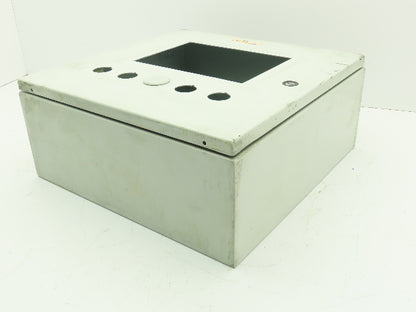 Hoffman CSD16166 Electrical Enclosure 16x16x6" Wall Mount Panelview 700 8.5x6"