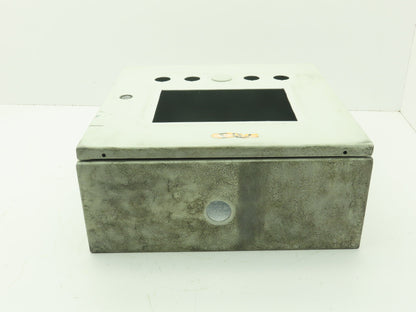 Hoffman CSD16166 Electrical Enclosure 16x16x6" Wall Mount Panelview 700 8.5x6"