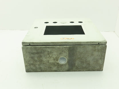 Hoffman CSD16166 Electrical Enclosure 16x16x6" Wall Mount Panelview 700 8.5x6"