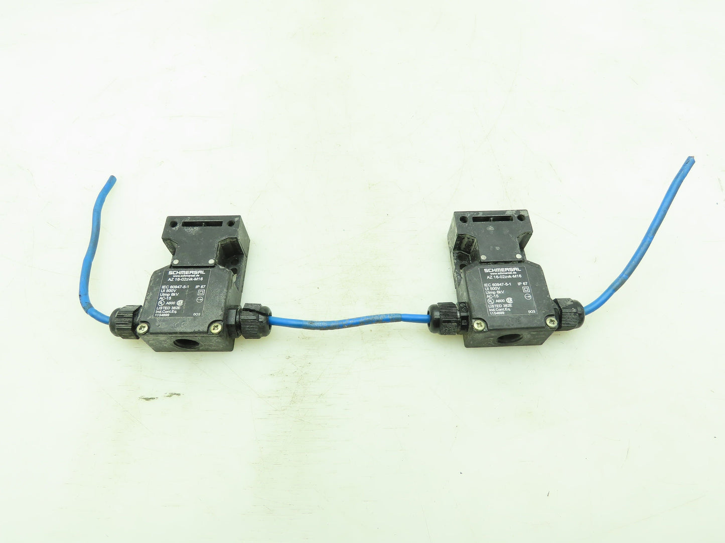 Schmersal AZ 16-02ZVK-M16 Safety Interlock Switch Lot of 2