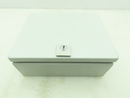 Rittal 8018097 Electrical Enclosure Carbon Steel 10x8x4" JIC Box Terminal Block