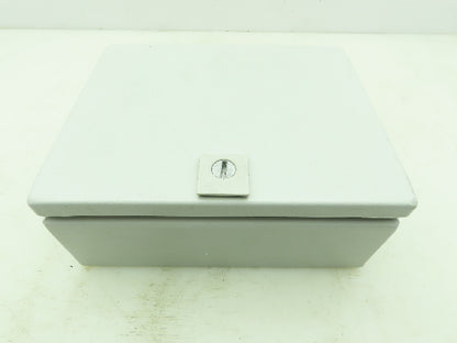 Rittal 8018097 Electrical Enclosure Carbon Steel 10x8x4" JIC Box Terminal Block