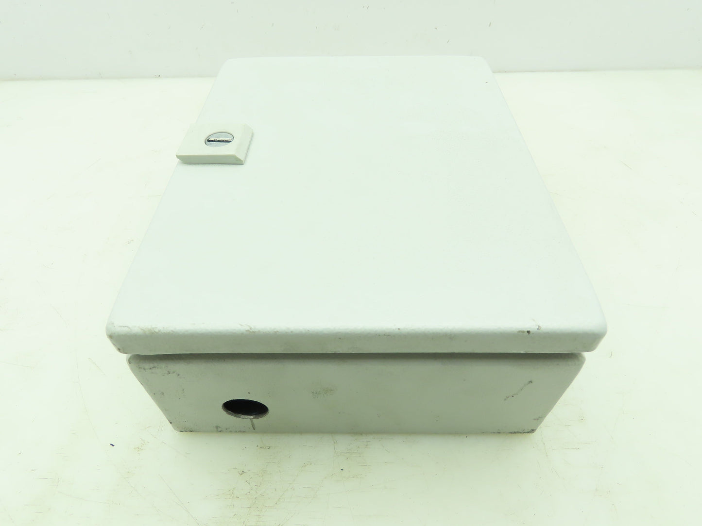 Rittal 8018097 Electrical Enclosure Carbon Steel 10x8x4" JIC Box Terminal Block