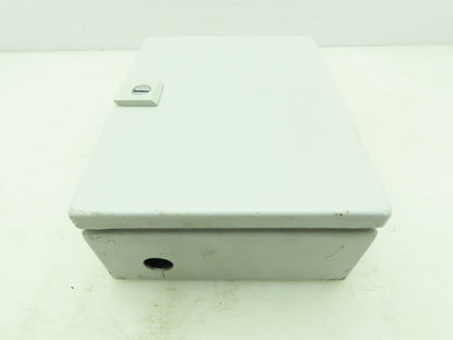 Rittal 8018097 Electrical Enclosure Carbon Steel 10x8x4" JIC Box Terminal Block