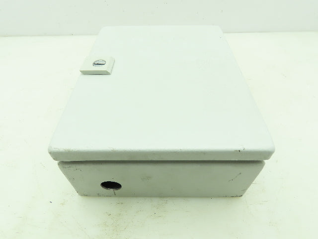 Rittal 8018097 Electrical Enclosure Carbon Steel 10x8x4" JIC Box Terminal Block