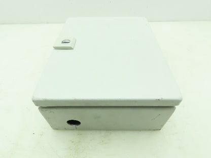 Rittal 8018097 Electrical Enclosure Carbon Steel 10x8x4" JIC Box Terminal Block