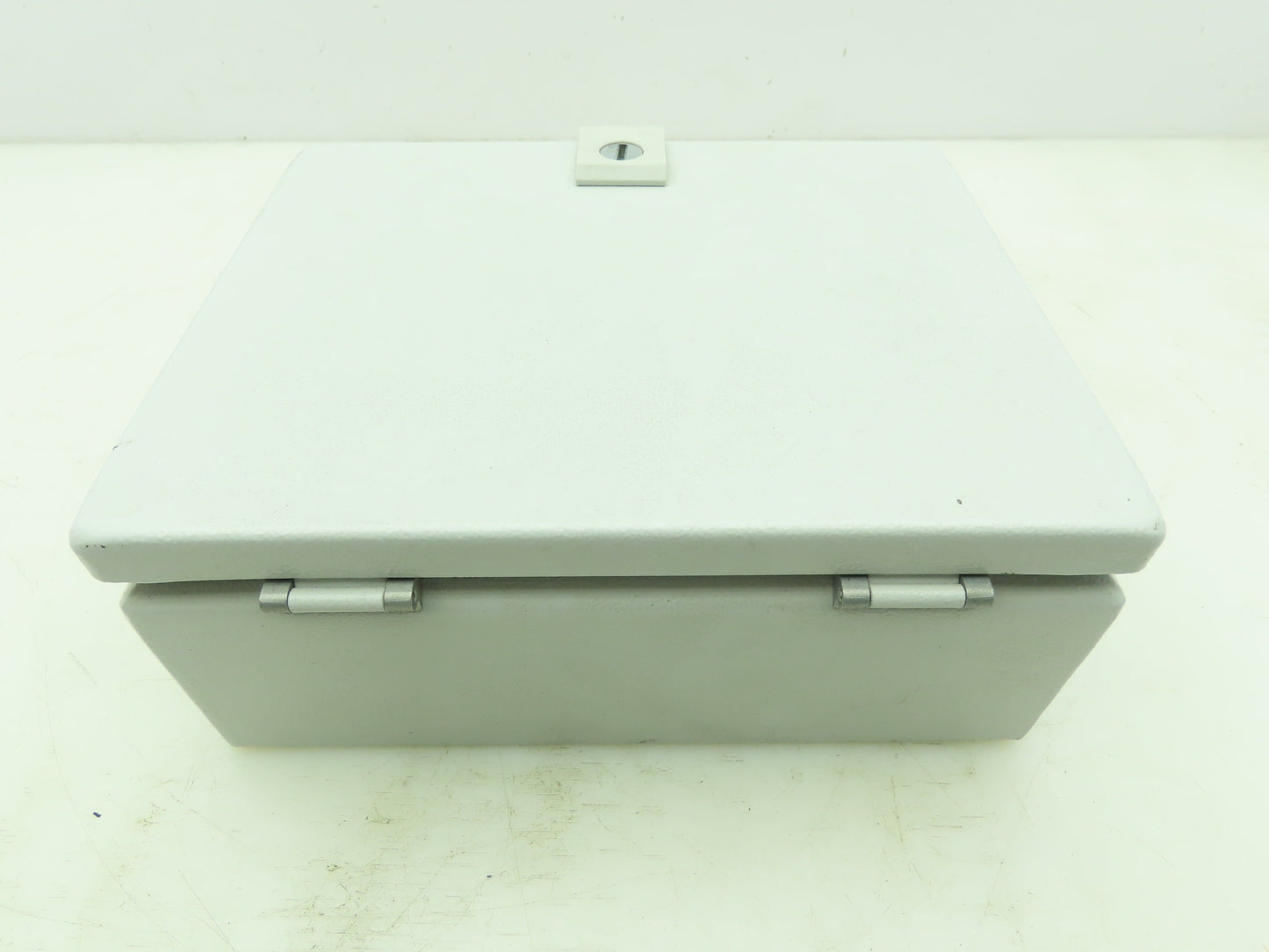 Rittal 8018097 Electrical Enclosure Carbon Steel 10x8x4" JIC Box Terminal Block