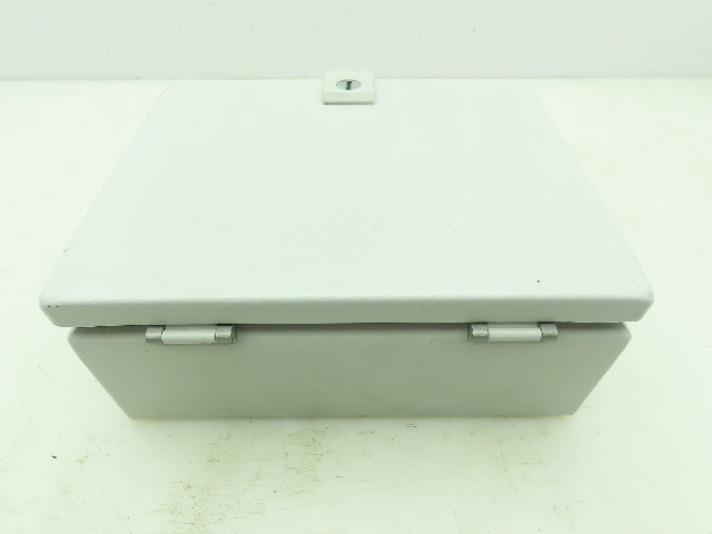 Rittal 8018097 Electrical Enclosure Carbon Steel 10x8x4" JIC Box Terminal Block