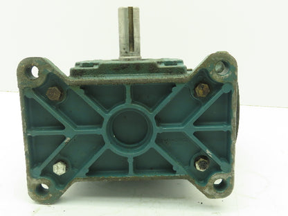 Dodge Tigear Q262B040M140K1 Worm Gearbox Reducer 40:1 Ratio 1Hp 44 RPM LH 140TC
