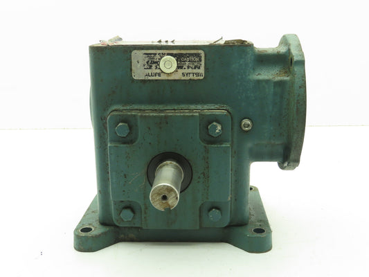 Dodge Tigear Q262B040M140K1 Worm Gearbox Reducer 40:1 Ratio 1Hp 44 RPM LH 140TC