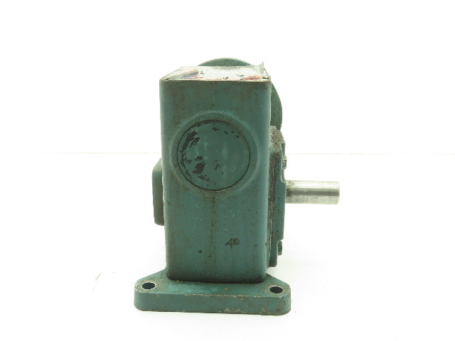 Dodge Tigear Q262B040M140K1 Worm Gearbox Reducer 40:1 Ratio 1Hp 44 RPM LH 140TC