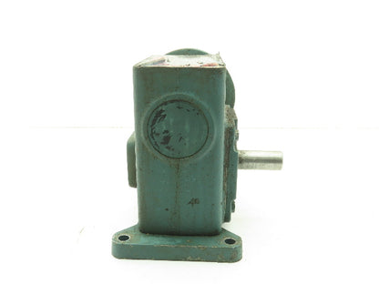 Dodge Tigear Q262B040M140K1 Worm Gearbox Reducer 40:1 Ratio 1Hp 44 RPM LH 140TC
